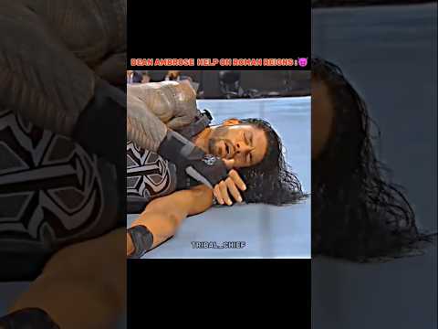 Dean Ambrose help on Roman reigns attitude status ๐ฟ๐ฅ #wwe