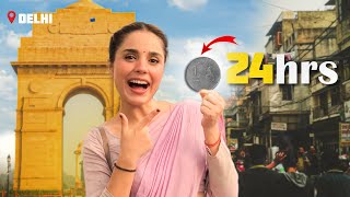 Surviving on Rs.1 in DELHI 😱| Challenge Video