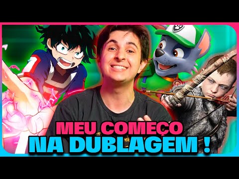 COMO ENTREI NA DUBLAGEM EP 4 - @lipevolpatto1698 VOZ DO MIDORIYA, ATREUS E MUITOS OUTROS