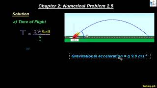 Class 11th | Punjab Board (2025-26) | Chapter 2 | Numerical Problem: 2.5