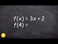 Understanding Functions and Evaluations