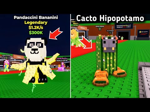 Roblox Steal A Brainrot 2 New Pandaccini Bananini & Cacto Hipopotamo Brainrot | Brainrot