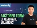 Understanding Factored Form of Quadratic Equations