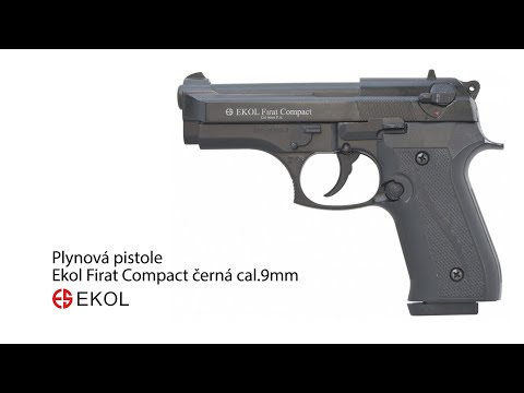 Plynová pistole Ekol Firat Compact černá cal.9mm