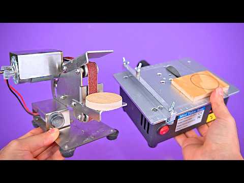 Amazing Mini Hobby Table Saw and Mini Belt Sander for DIY Projects