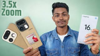 Realme 16 Pro Unboxing 🔥 Snapdragon 7 Gen 4 | 3.5X Zoom Camera | First Look & Hands On