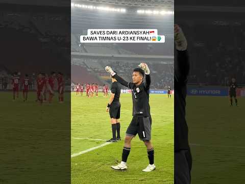 SAVES DARI ARDIANSYAH KIPER TIMNAS U-23 BUAT INDONESIA MENANG DI DRAMA ADU PENALTY VS THAILAND!👏🏻