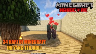 HARI KE 38 DAPAT HADIAH DARI LANGIT ! - MINECRAFT HARDCORE #4