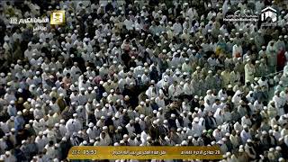 أول صلاة لشيخ عبد الله الجهني بعد غياب خمسة شهور