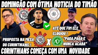 O JOGO VIROU CORINTHIANS VAI ACEITAR PROPOSTA POR GUI NEGÃO! CORINTHIANS X CHAPECOENSE NOTICIAS HOJE
