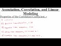 Linear Models and Correlation Concepts