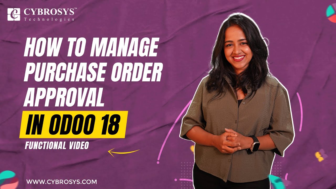 How to Manage Purchase Order Approval in Odoo 18 | Odoo 18 Purchase Tutorials | Odoo 18 New Features | 12.11.2024

Streamline Your Procurement Process: Mastering Purchase Order Approvals in Odoo 18 Learn how to efficiently manage and ...
