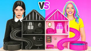 EXTREME MAKEOVER FROM DOLL TO VAMPIRE 💝🧛‍♀️ How To Make a House With Cardboard in Jail by YayTime!