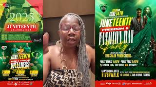 Juneteenth Block Party and Fair Its going to Be Amazing Amazing