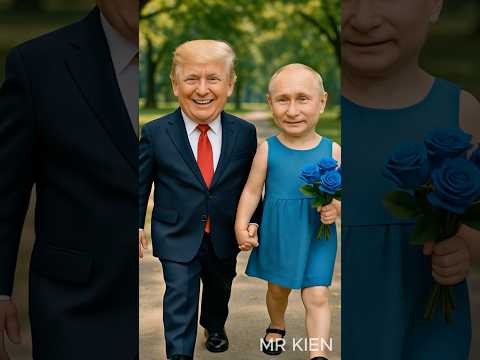 French president confesses to Putin in park#trump#putin#funny#trendingshort