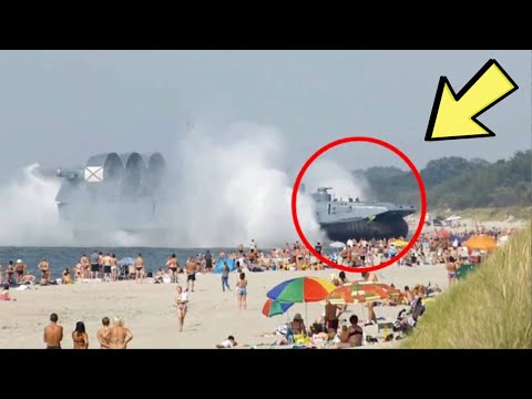 Huge Vehicle Speeds Onto Beach   People Are Shocked When They Find Out Why