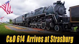 C&O 614 to be Restored - Arrives at Strasburg Railroad