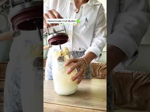 How to make home made “Irish Butter” 😋☘️ 💚 #irish 😋 #irishbutter 📸👉 more@cheriedenhamcooks 🙌