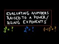 Properties of Exponents and Signs