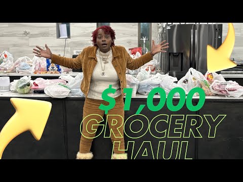 $1,000 GROCERY HAUL