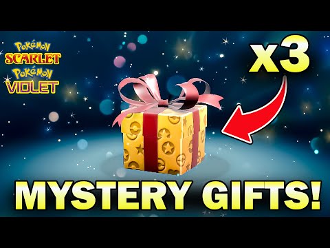 3 NEW Mystery Gifts AVAILABLE NOW in Pokemon Scarlet and Violet