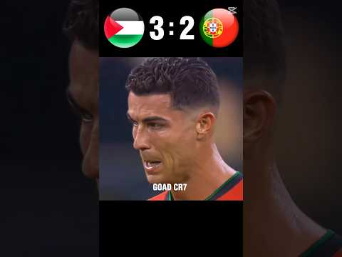 Friendly match 😍❤️Palestine vs Portugal (3-2) imaginary World Cup final next year #shotrs#football