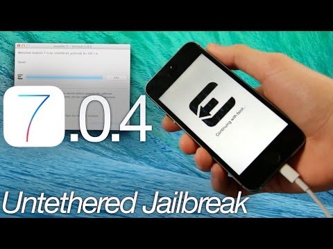 (ENGLISH) NEW Jailbreak 7.0.4 Untethered iOS iPhone 5S,5C,4S,4,iPod Touch 5 & iPad Mini 2,Air,4,3 Evasi0n7