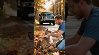 Hidden Hero Saves Baby Deer from Weasel 😱