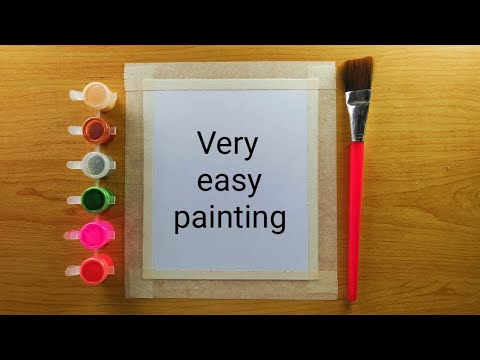 Easy Watercolor Painting for Beginners step by step tutorial