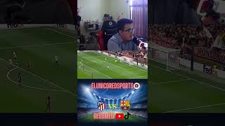 gana el barca 0 2 mas serca  se puso loca la roja # #futbol#gol#short