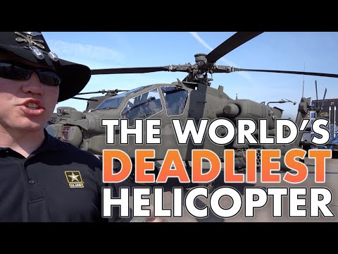 CW2 Corey Ungles with the US Army alongside The World's Dealiest Helicopter