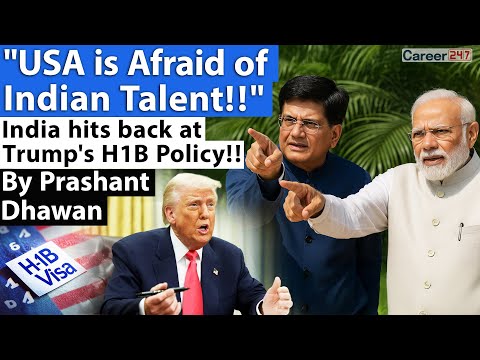 USA is Afraid of Indian Talent!! India hits back at Trump's H1B Policy!!