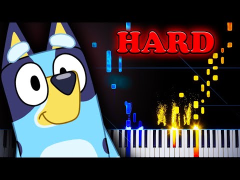Bluey Theme Tune - Piano Tutorial