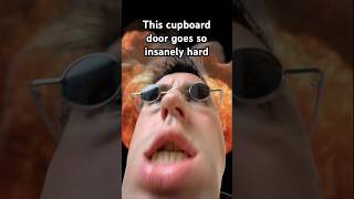 Cupboard door goes hard