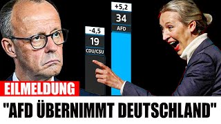 CDU BRICHT OFFIZIELL EIN AfD überholt bei den Stimmen