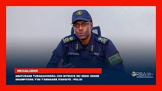 Abaturage turabashimira uko bitwaye mu minsi ishize Shampiyona y'Isi y'amagare itangiye - Polisi