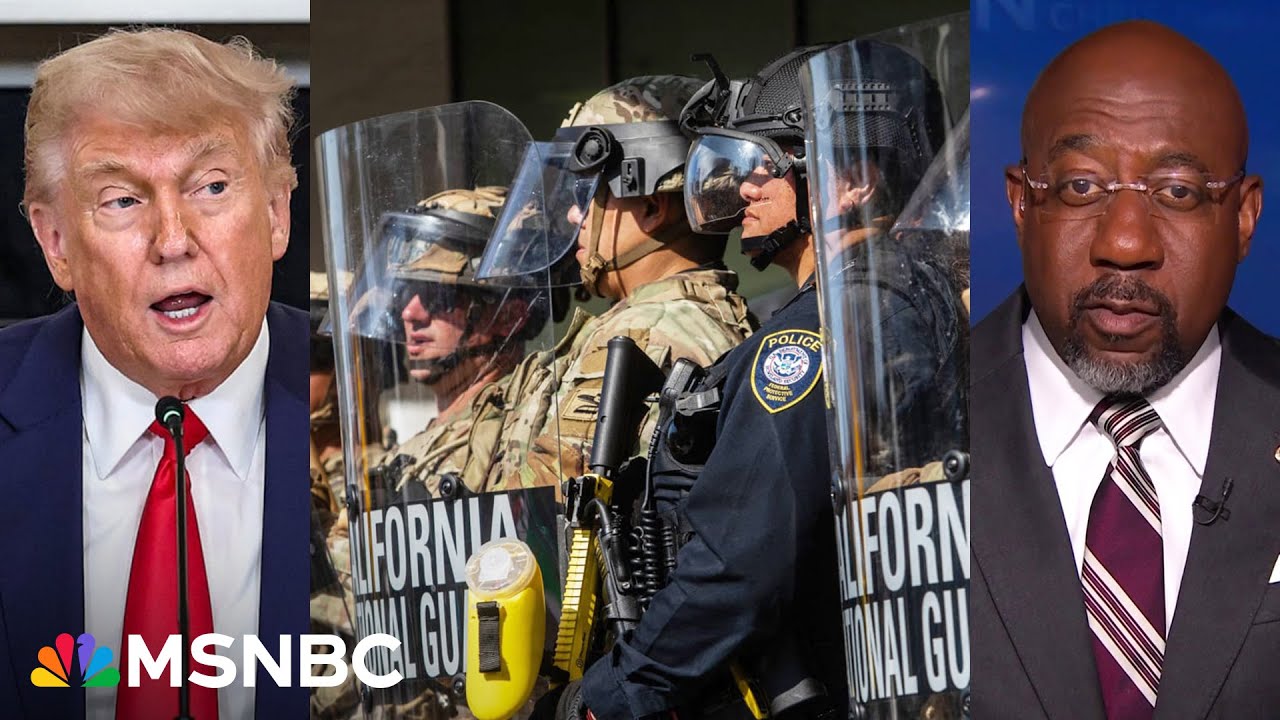 Warnock: Trump using military to convince us ‘we are at war with one another’