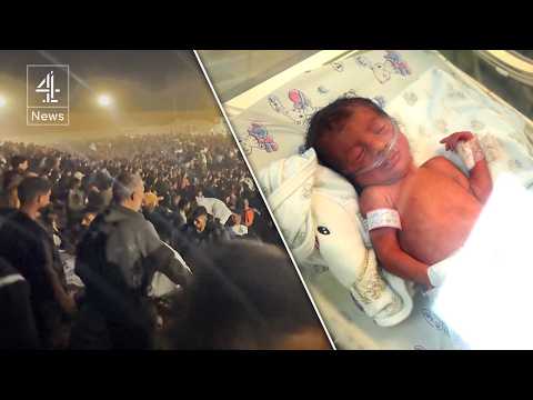YouTube video thumbnail: Gaza Aid Crisis: Babies Malnourished Amid Formula Shortage