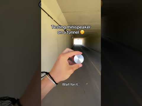 Where else should I try it?!🤯 #minispeaker #bluetooth #rap #tiktokmademebuyit #echo