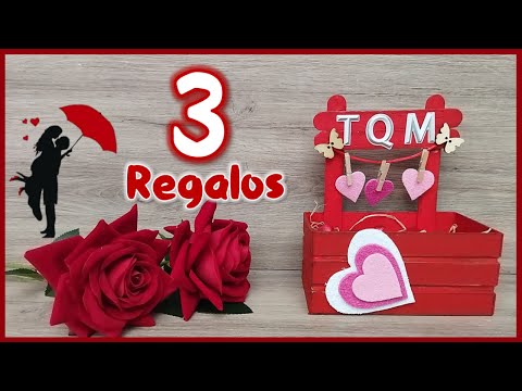 3 LINDAS IDEAS PARA VENDER O REGALAR EN SAN VALENTÍN - Crafts for Valentine's Day