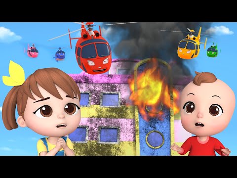 Learn Colors with Tayo🌈 | Colorful Helicopter Song | Tayo Songs for Kids
