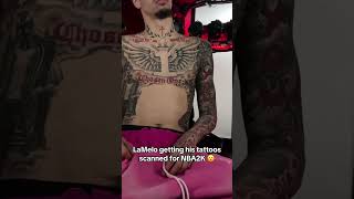 LaMelo getting his tattoos scanned 🥶