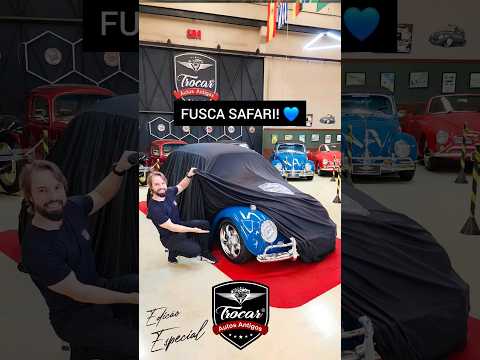 Fusca Safari Azul Atlântico 1965! 💙💙💙💙🇧🇷🇧🇷🇧🇷 SENSACIONAL! 😍🤤