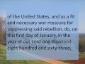 Emancipation Proclamation Key Concepts