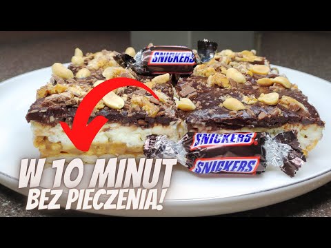 CIASTO SNICKERS BEZ PIECZENIA!