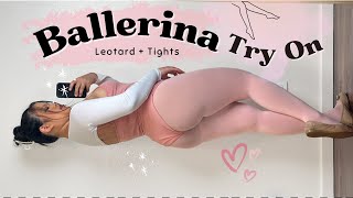 Leotard & Pastel Tights | Ballerina Outfits Try On (Curvy girl's version)