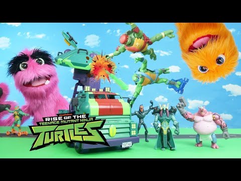 ¡El ascenso de los juguetes de las tortugas ninja mutantes adolescentes con Marionetas Fuzzy!