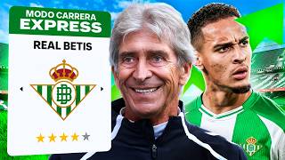 DIRIGÍ al BETIS Y CREÉ el PROYECTO MÁS DOMINANTE de ESPAÑA!