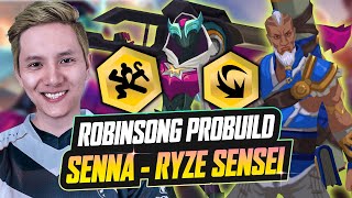 ROBINGSONG PROBUILD SENNA RYZE SENSEI ĐAO PHỦ HỦY D.IỆT LOBBY VỚI 2 GAME TOP 1 CỰC ĐỈNH CAO