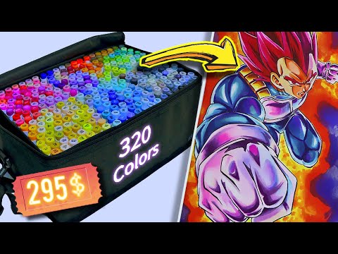 PROBANDO ENORME SET DE 320 MARCADORES DE ALCOHOL | ¿Realmente hacen falta tantos?